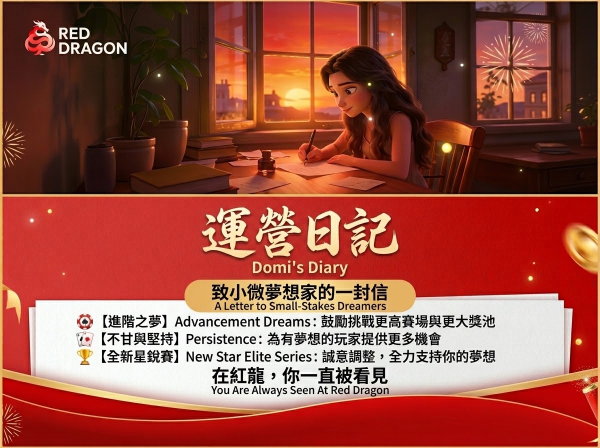Official Red Dragon Ops Diary: To the Dreamers at the Micro Stakes